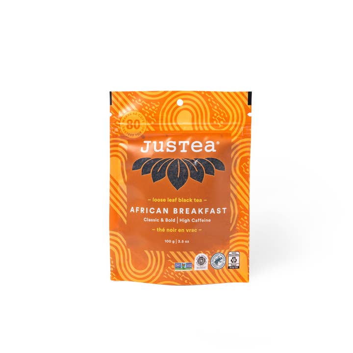 JusTea – wholesale Löst te – Afrikansk frukost stand-up påse - rättvisemärkt, svart te