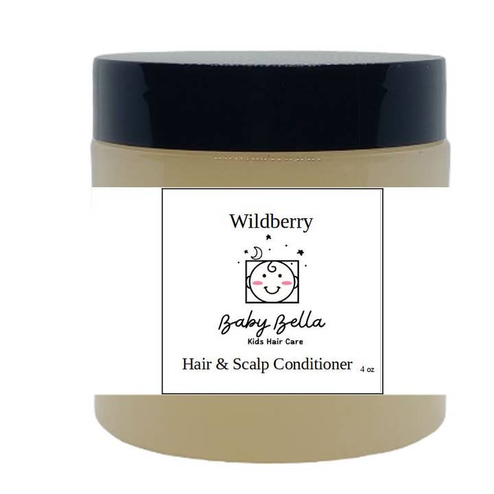 Après-shampoing pour cheveux et cuir chevelu Wildberry pour enfants 4 OZ pour la vente par Diamond Bella
