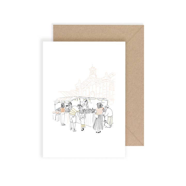 Card La Rochelle - Central Market for wholesale by MY LOVELY THING