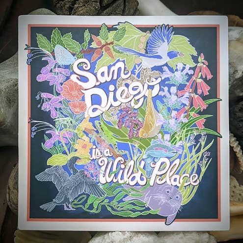 LA Is Not A Desert - Wholesale Sticker - San Diego Is A Wild Place Vinyl Sticker