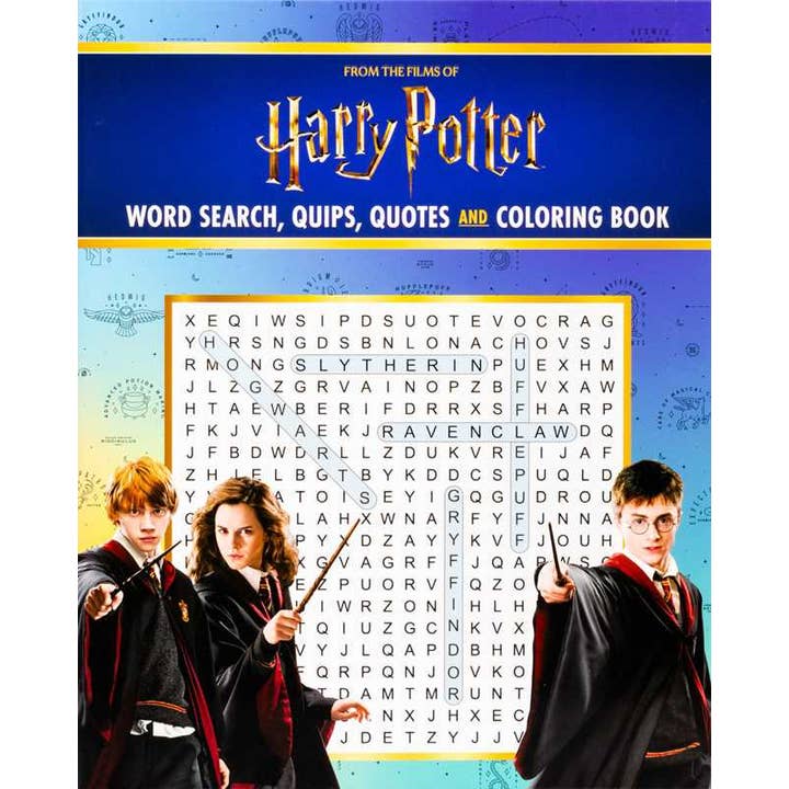 Harry Potter Word Search, Quips, Quotes, and Coloring Book by Editors of Thunder Bay Press for wholesale by Simon & Schuster
