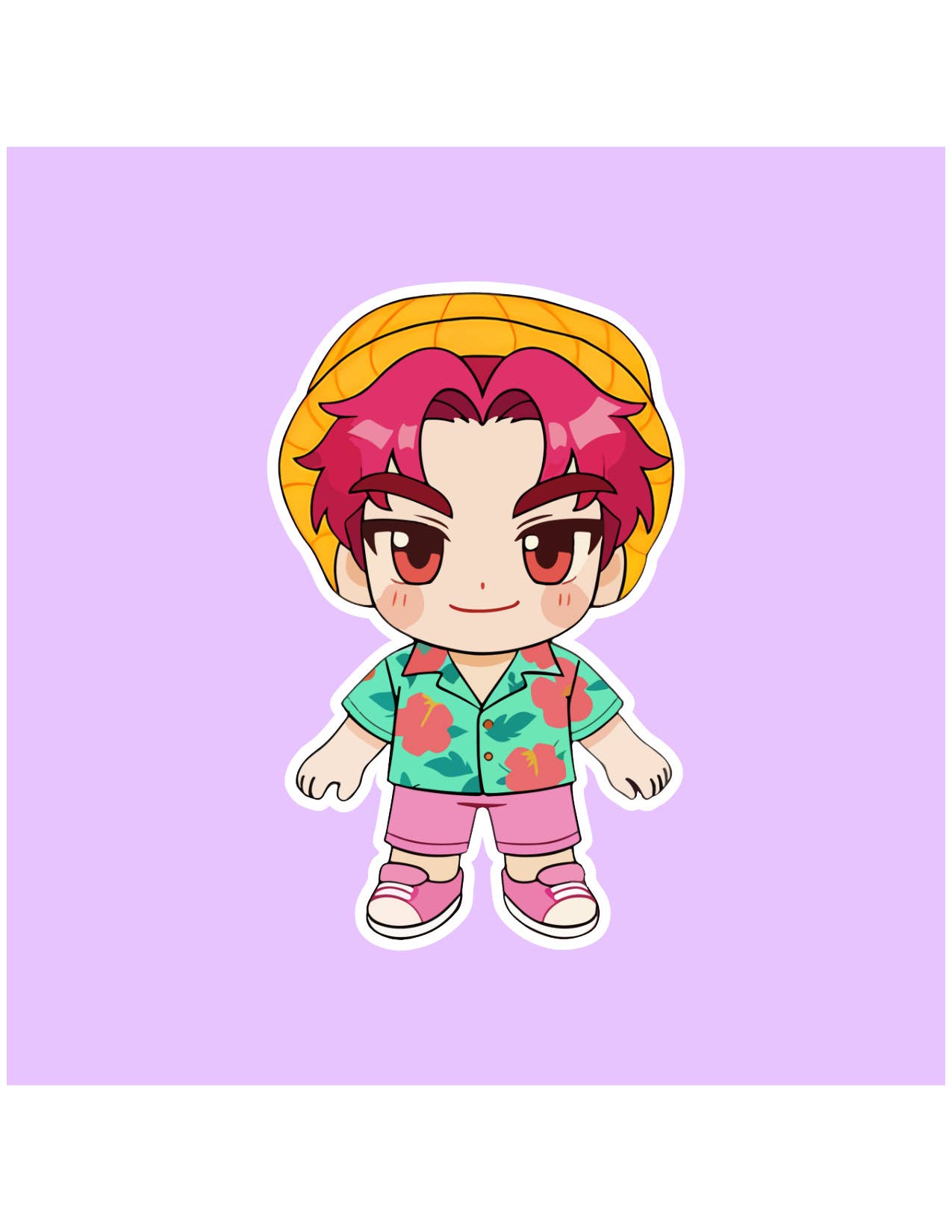 Shadows of Sunshine - Wholesale Sticker - Chibi Abby Kpop Demon Hunters inspired Sticker