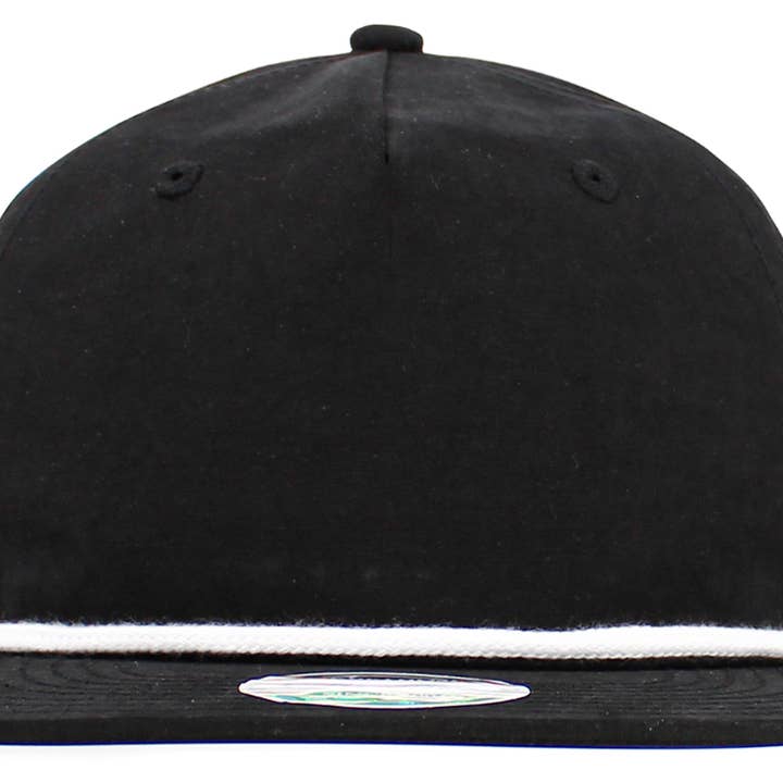 KBETHOS - Venta al por mayor Gorra snapback - Unisex - Gorra snapback de 5 paneles sin estructura con cuerda de algodón peinado y poliéster4