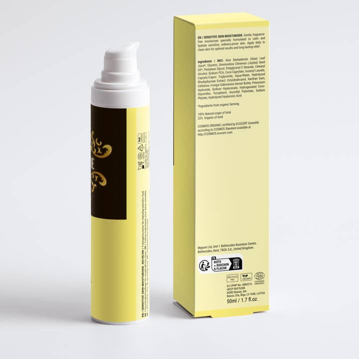 ELYSEARS – Engroshandel Fugtighedscreme til ansigtet – Fugtgivende creme til sensitiv hud, uden parfume1