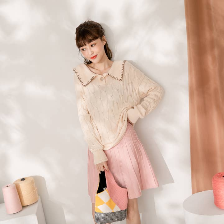 At the Venue Plautilla Sweater for wholesale by AT THE VENUE