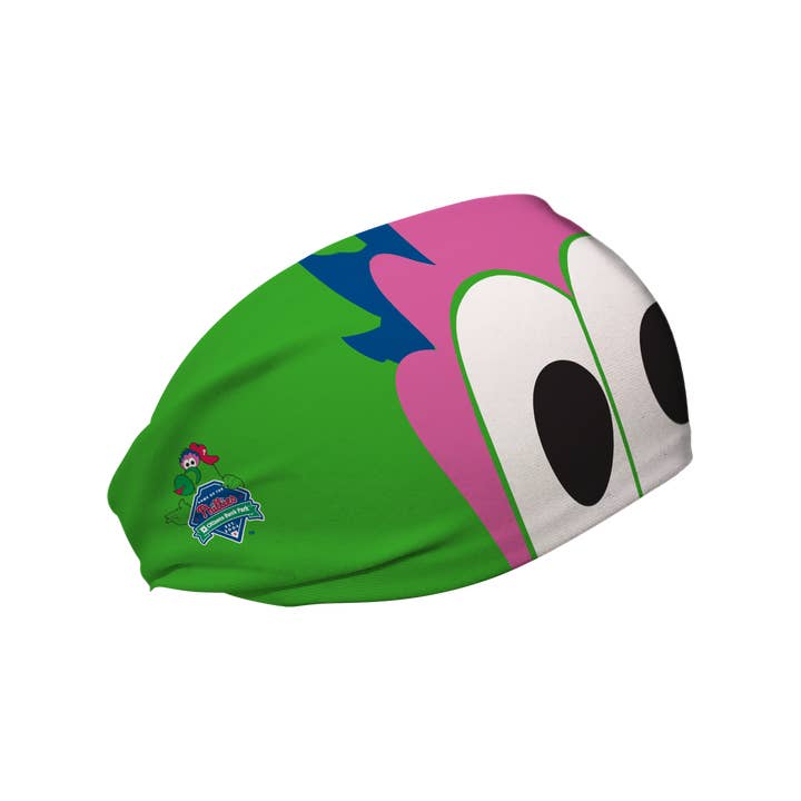 Multi Phillies Cooling Headband: Phanatic Mascot Stare for wholesale on Faire