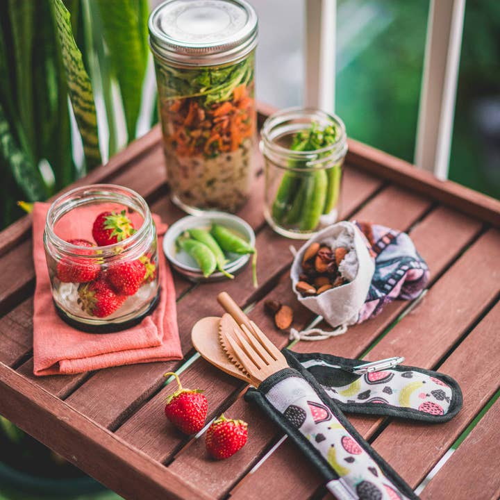 The future is bamboo - Vente Sets de couverts - Kits d'ustensiles réutilisables - FRUITS D'ÉTÉ *SOLDES ! *1