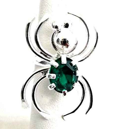 Costello International - Wholesale Cocktail/Statement Ring - Silver Spider Swarovsky Crystal Rings