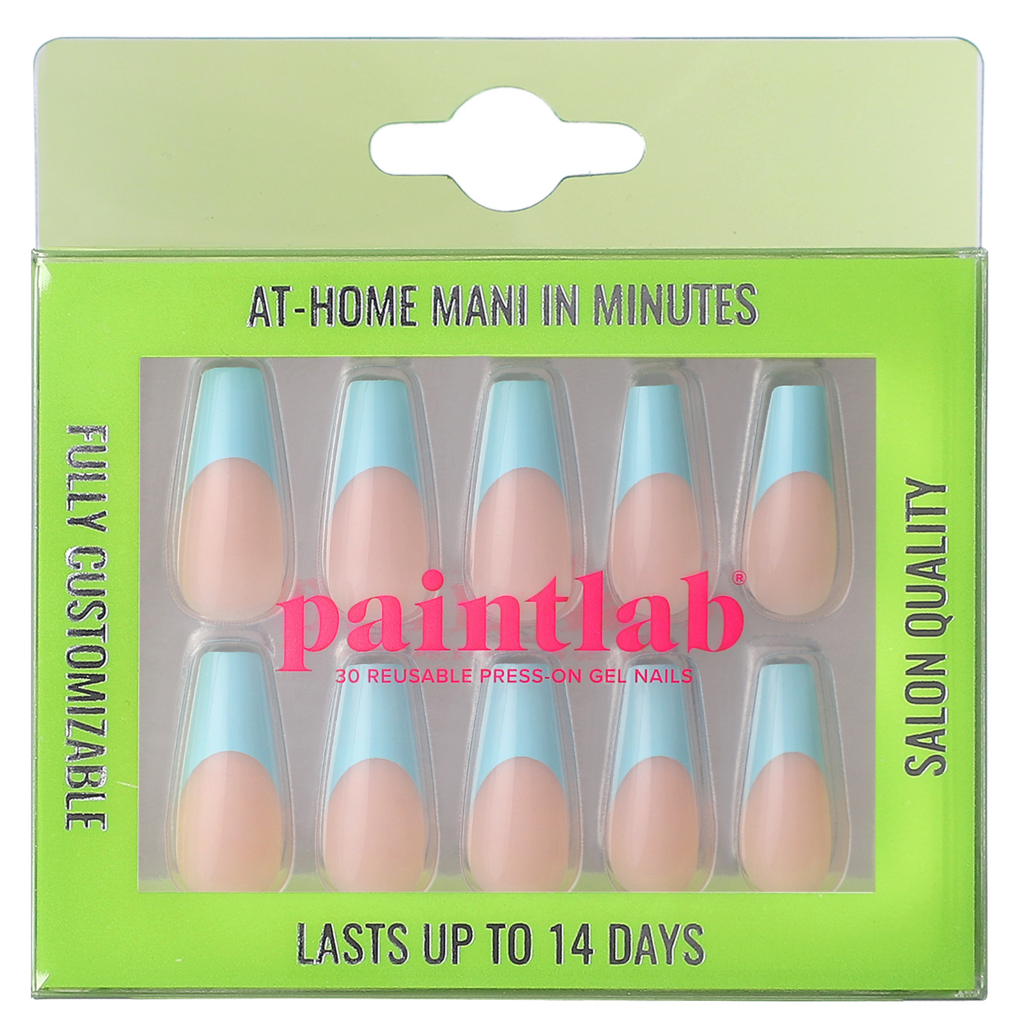 PaintLab - Wholesale Press-On/Fake Nails - PaintLab Baby Blue Press-On Nails1