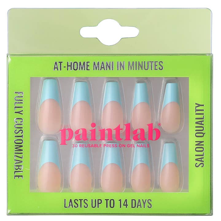 PaintLab - Wholesale Press-On/Fake Nails - PaintLab Baby Blue Press-On Nails1