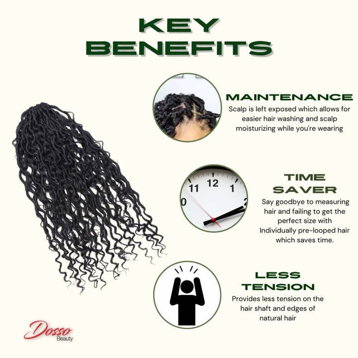 B Crochet River Locs for wholesale on Faire12