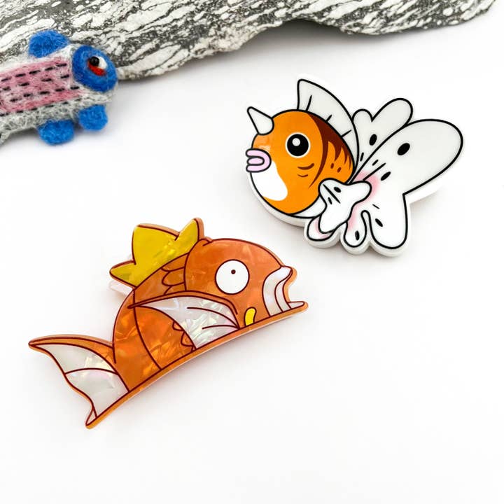π Unicorn Crown Fish Acrylic Claw Clip β Whimsical Charm for wholesale by mildstyles
