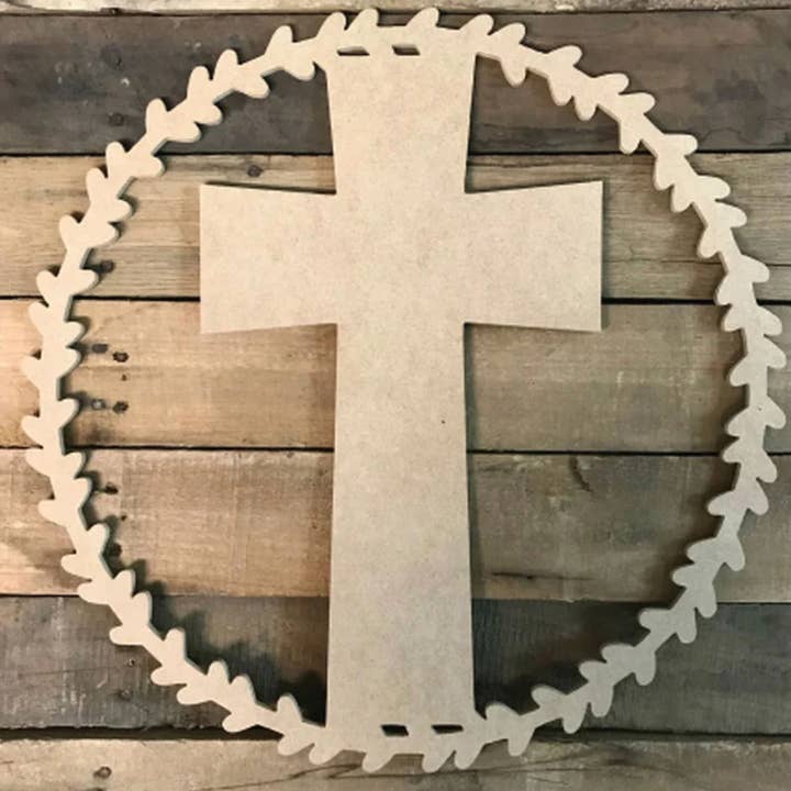 Maling og sip: DIY trækunstsæt, krydskrans for engroshandel hos Honey And Sugar Designs