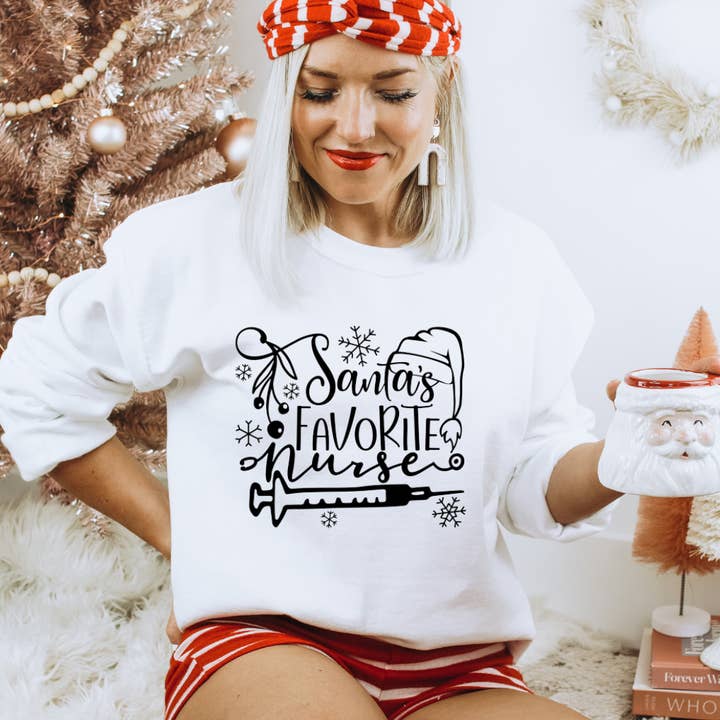Weihnachts-Sweatshirt mit Weihnachtsmotiv für den Großhandel von Londas Trendy Tees