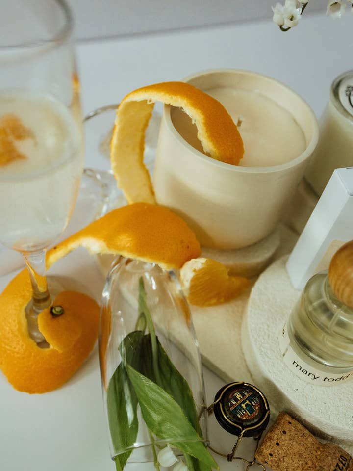 Handmade Ceramic Jar Candle • Mary Todd Lincoln for wholesale by Pretty Simple Things, Co