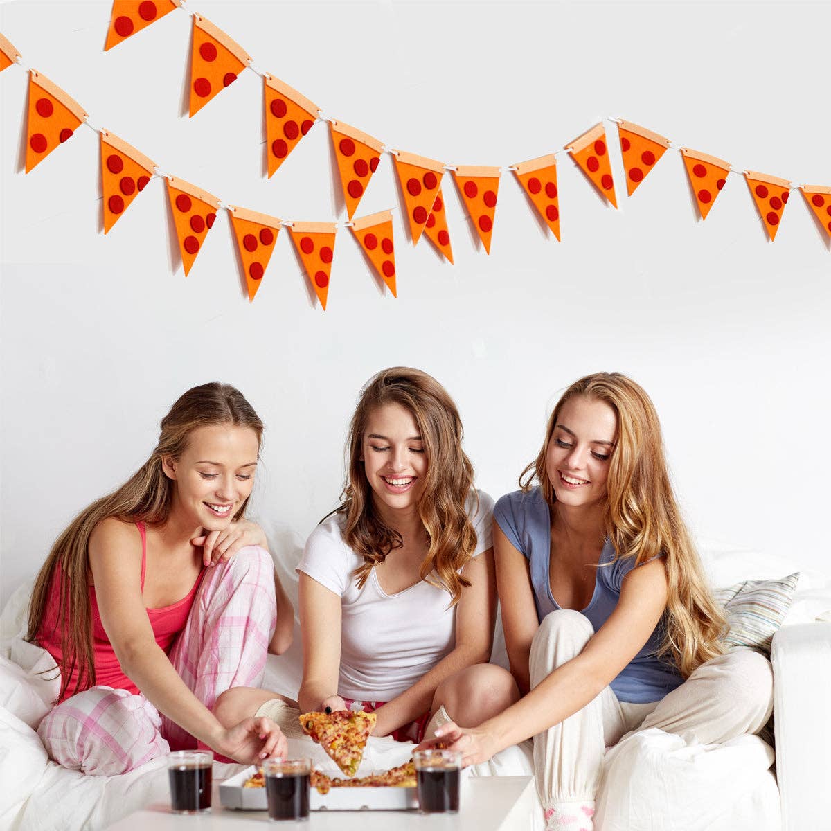 Decomod - Wholesale Bunting/Garland - Pizza Party Felt Garland0