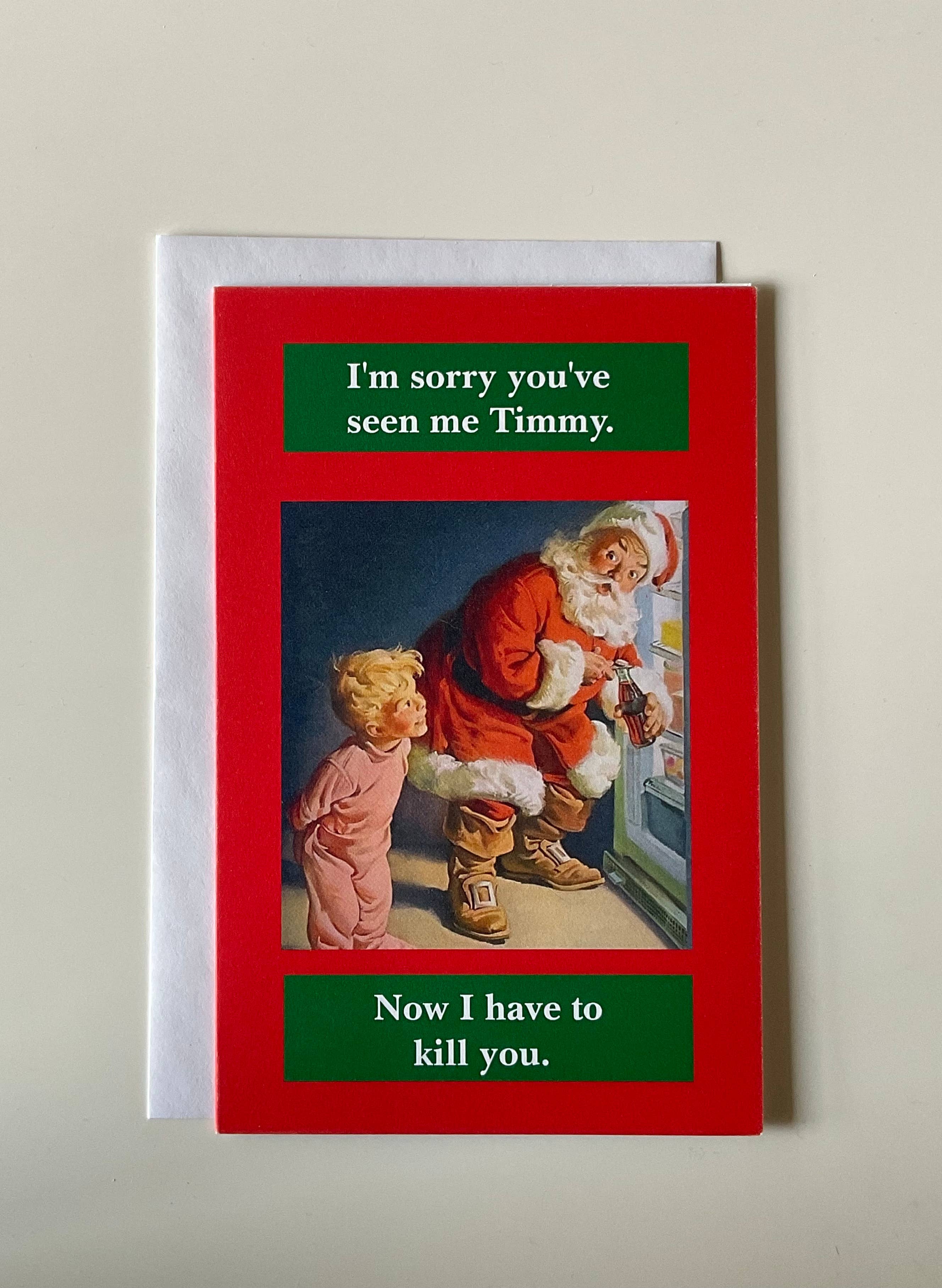 Jacs Studio Toronto – postal de época festiva por atacado – Lamento que me tenhas visto Timmy - Natal 0