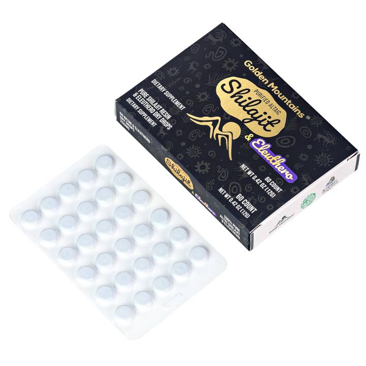 SiberianGreen - Wholesale Oral supplement/vitamin - Siberian Green Pure Altai Shilajit Resin w Eleuthero Ginseng Extract – 180 Dry Drops (3-Pack)5