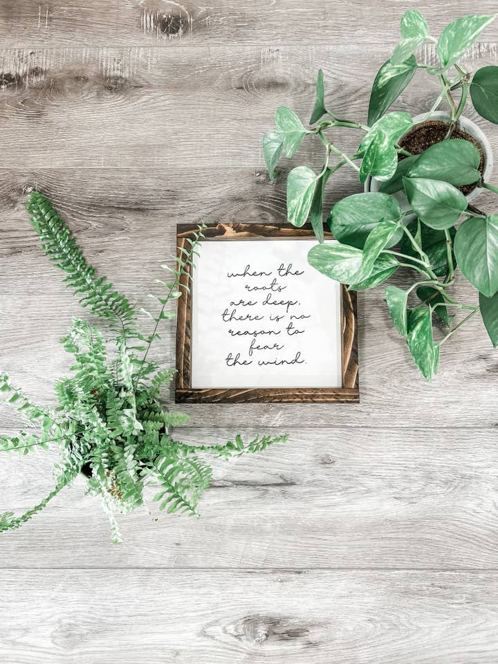 Quand les racines sont profondes pour la vente par Wooden Arrow Designs