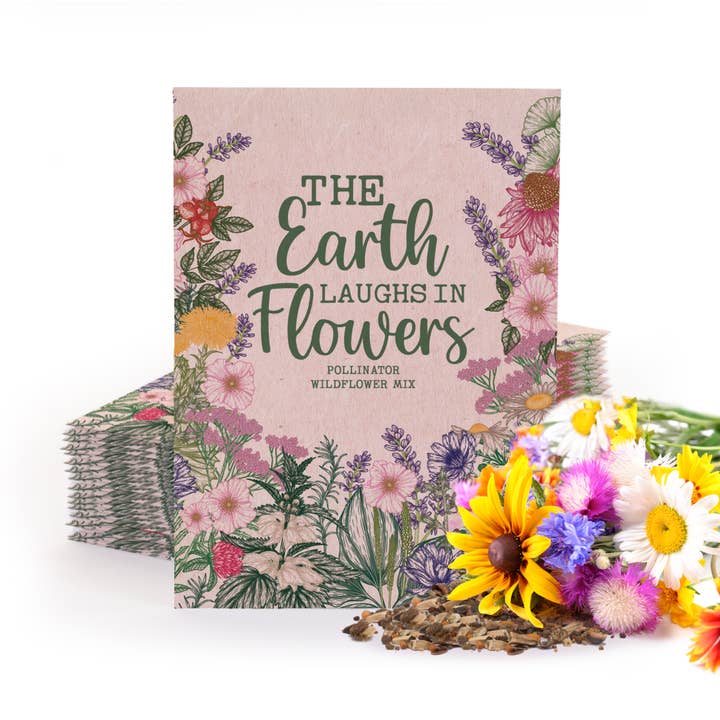 Bentley Seed Co. - Wholesale Plant Seeds - The Earth Laughs in Flowers - Wildflower Mix Seed Packets