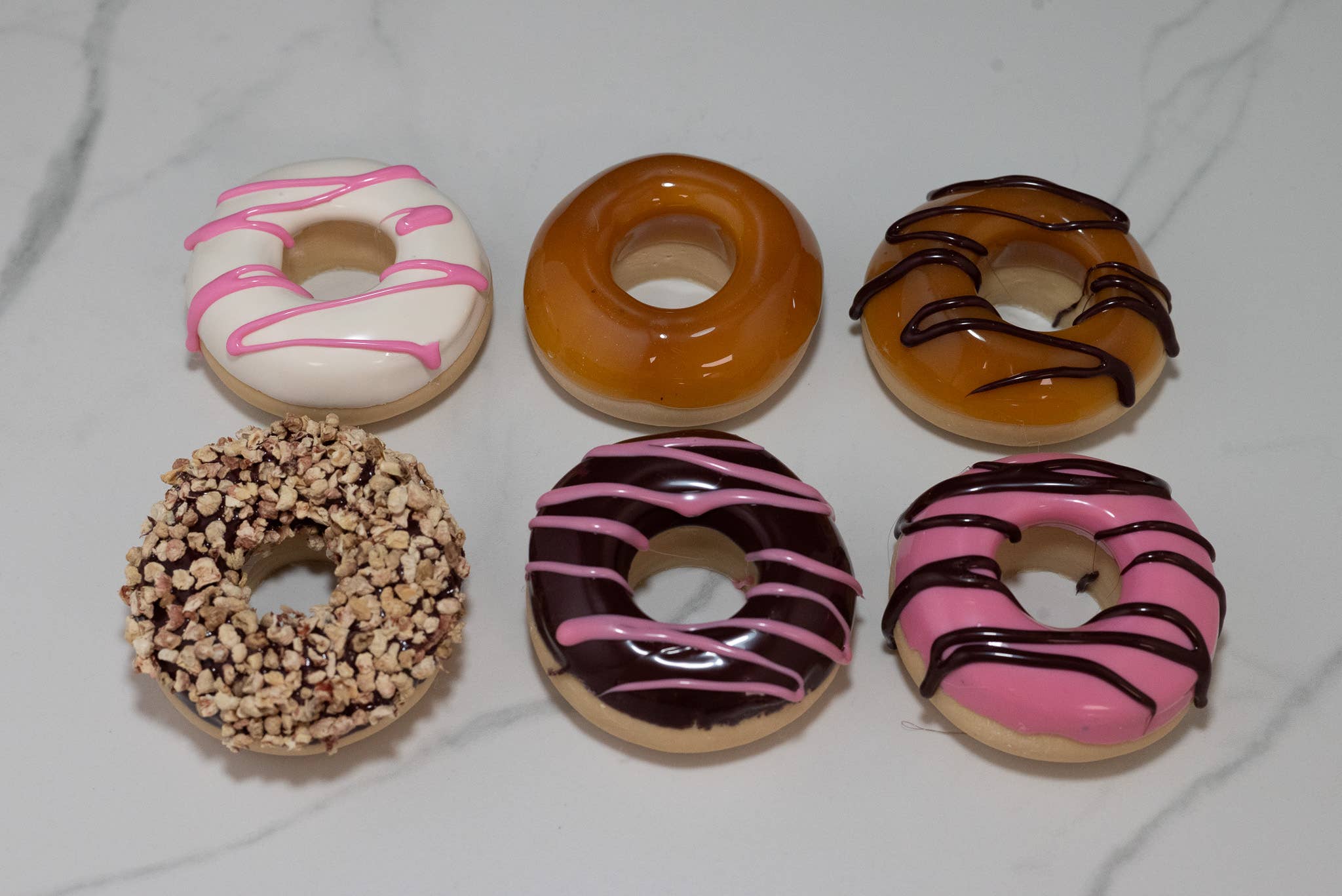 Just Dough It! Fake Foods – wholesale Decorative tabletop object – Assorted Fake Donuts - Set B1