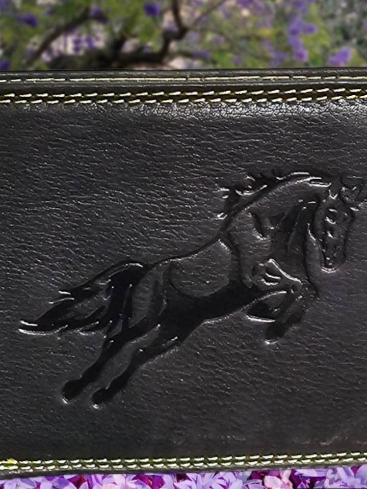 leather wallet horse hunter for wholesale by marche indien