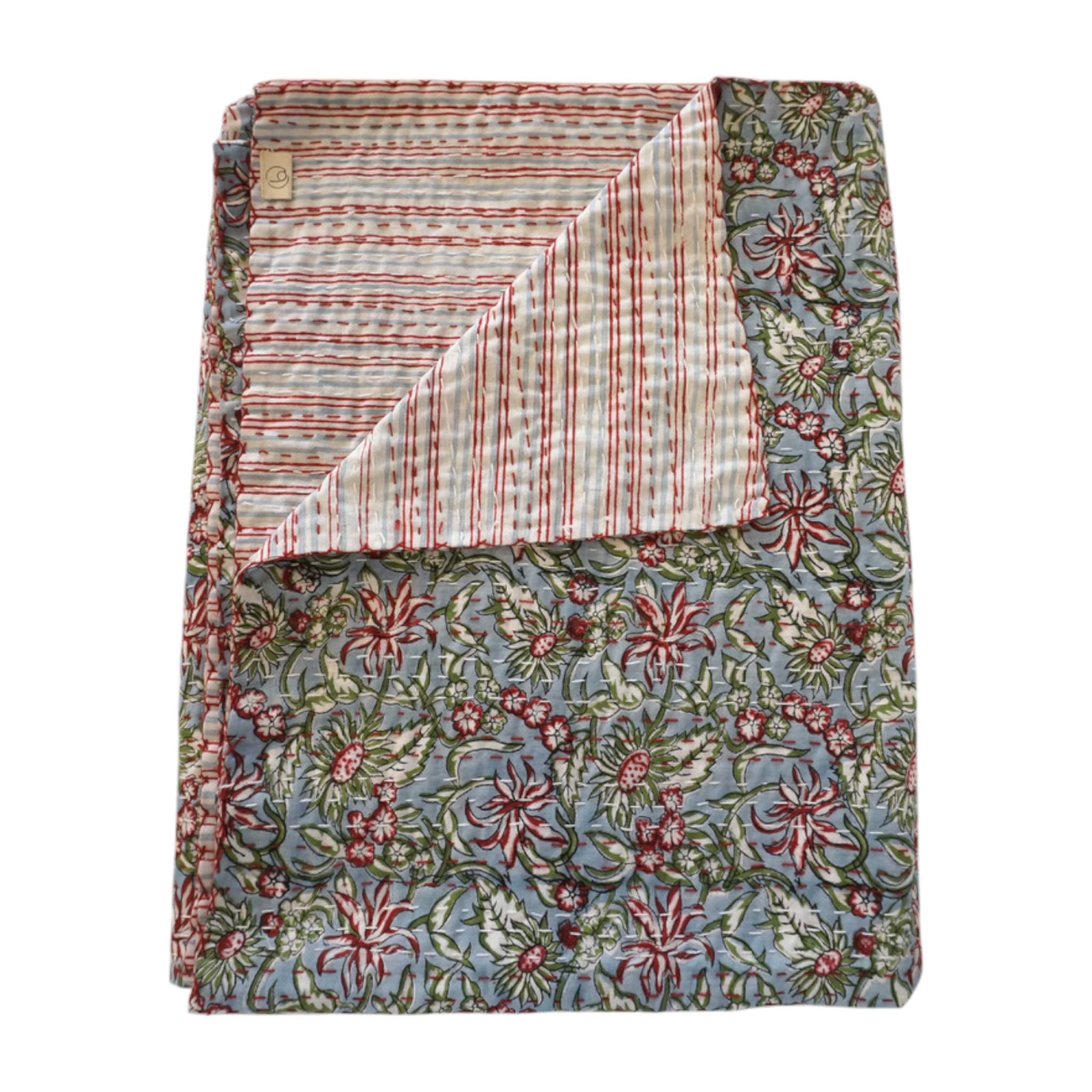 Claire Beaugrand - Wholesale Quilt - "Alma" printed cotton bedspread0