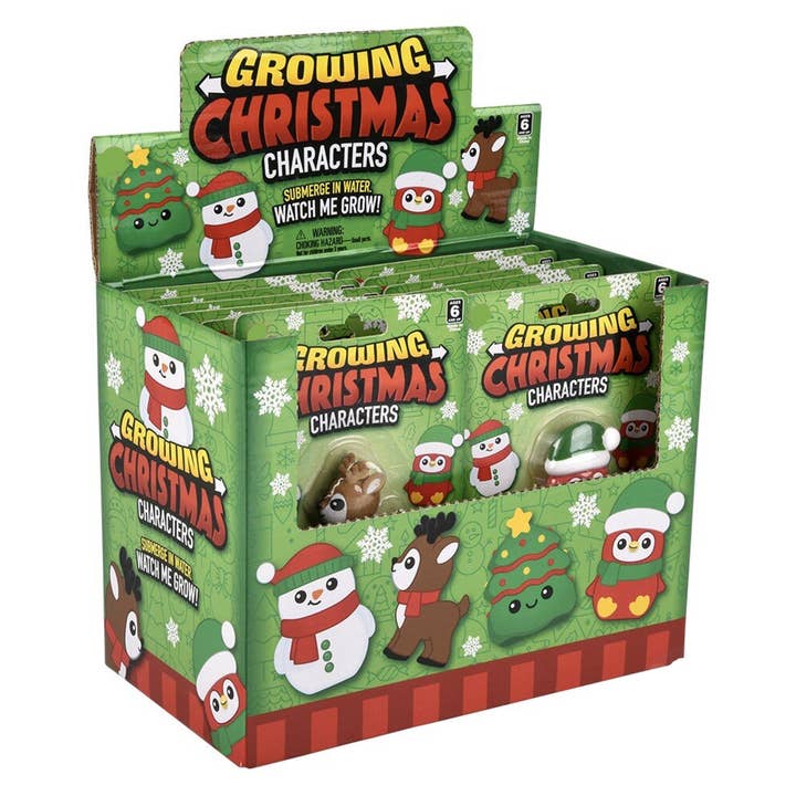 JSBlueRidge Toys - Wholesale Fidget Toy - Kids - Holiday Growing Characters Kids Toy- Assorted