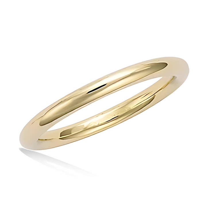 Smooth Stacker Ring for wholesale by Rune and Light