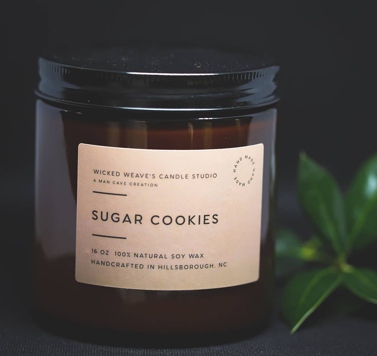 Wicked Weave’s Candle Studio - Wholesale Jar/Filled Candle - Sugar Cookies Soy Wax Candle (4 Size Options)