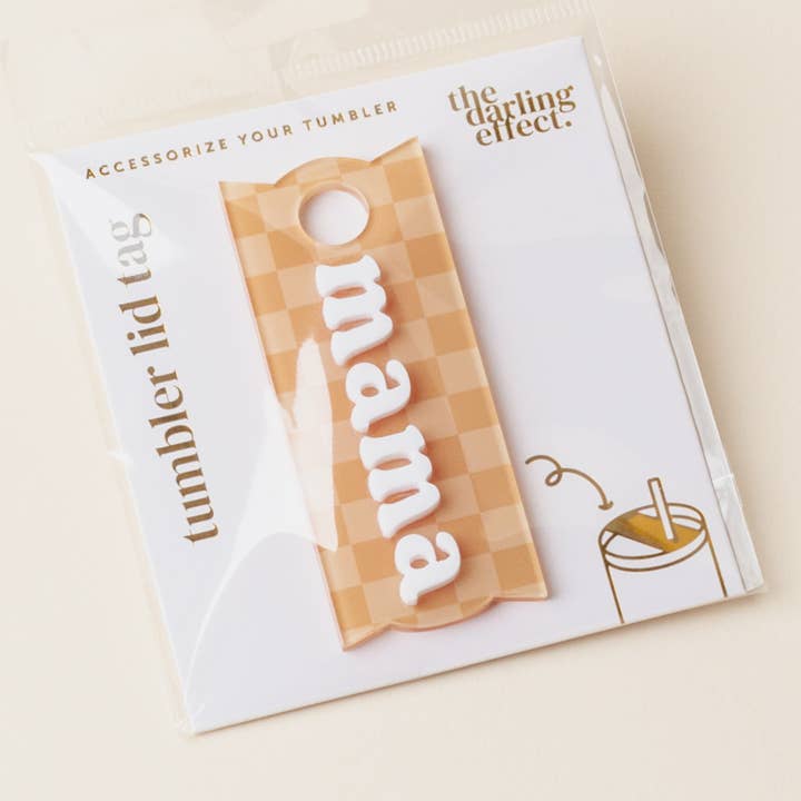 The Darling Effect - Wholesale Drink Lids - Tumbler Lid Tag-Mama1