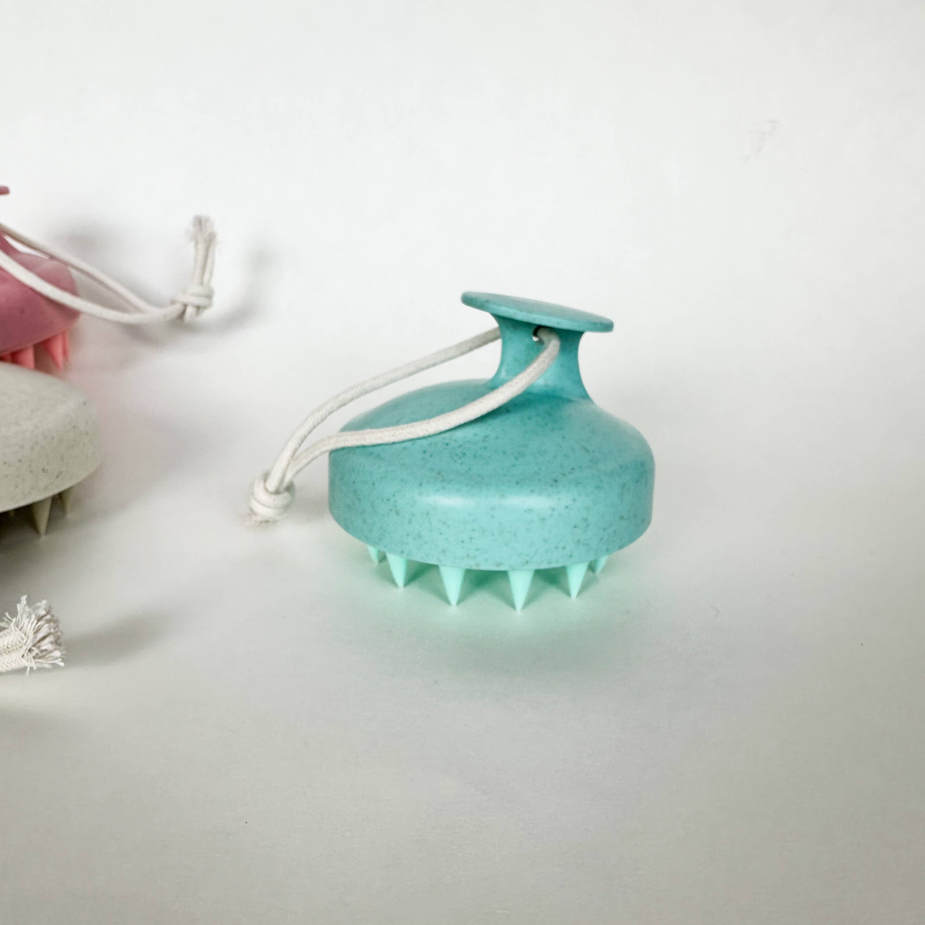 Smile Boutiques - Wholesale Head Scratcher/Massager - Silicone Bristle Shampoo Brush - Eco Friendly Scalp Massager15