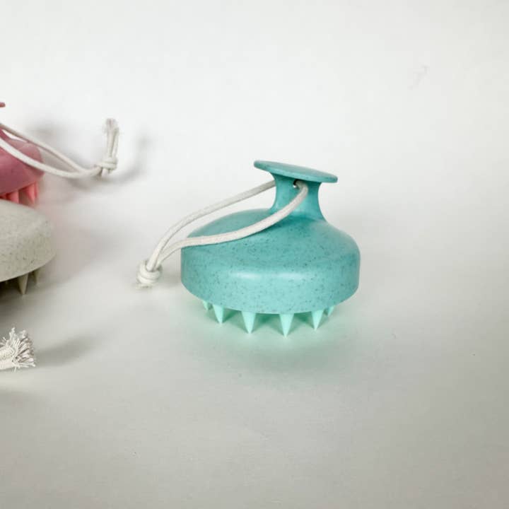 Smile Boutiques - Wholesale Head scratcher/massager - Silicone Bristle Shampoo Brush - Eco Friendly Scalp Massager15