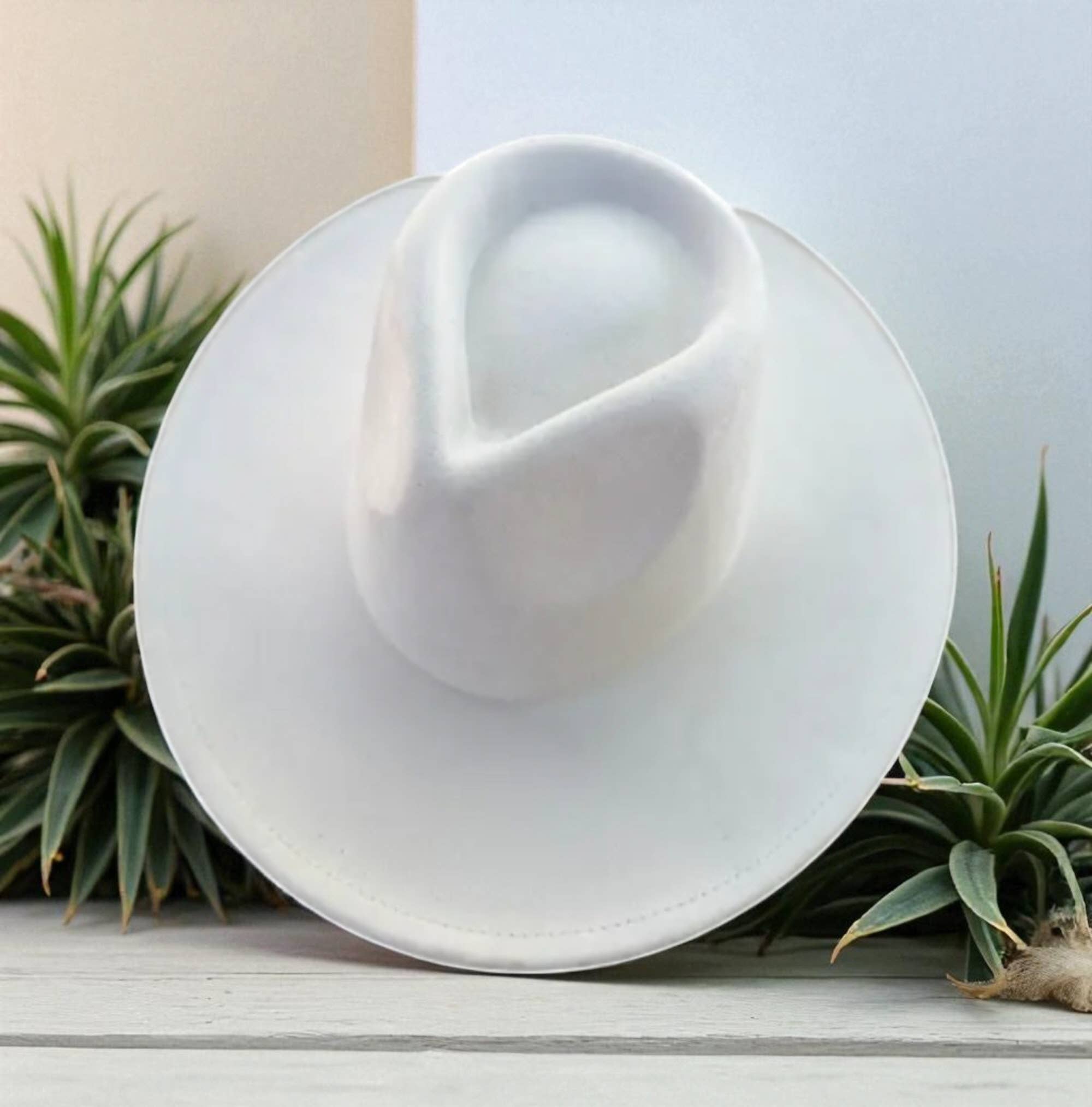 Bella Betty - Wholesale Fedora - Unisex - Vegan Suede Wide Brim Rancher Hat 30