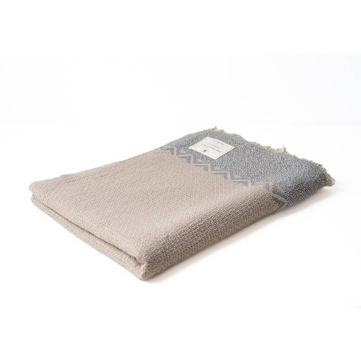 Primitive - Wholesale Throw Blanket - Dolcetto Linen Plaid Throw Blanket W011