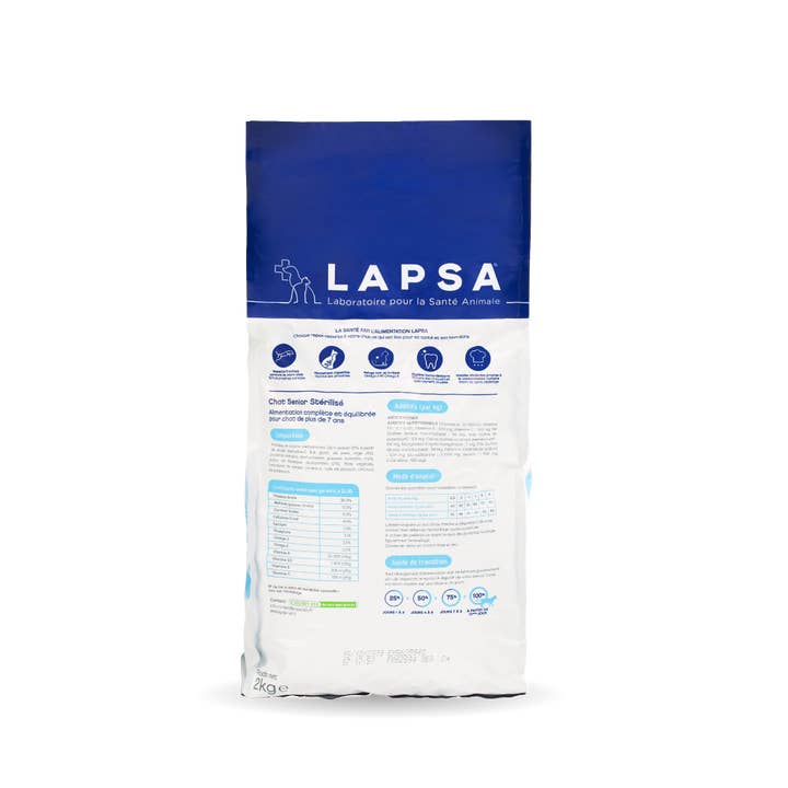 LAPSA - Vendita all'ingrosso Cibo - Gatti - CROCCHETTE SECCHE PER GATTI SENIOR STERILIZZATE LEGGERE 10 KG