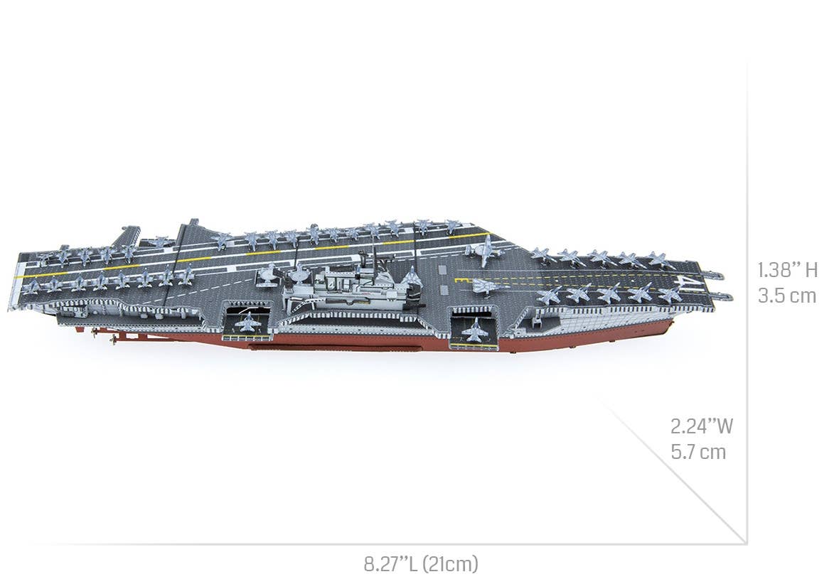 Metal Earth - Wholesale Decorative Tabletop Object - USS Midway Premium Series Metal Earth 3D Model kit2