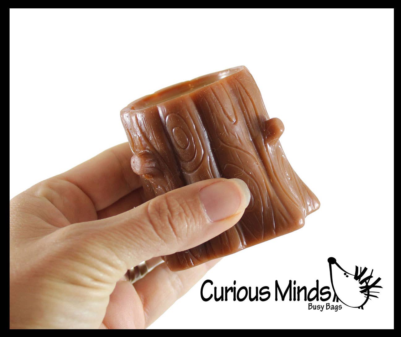 Curious Minds Toys - Wholesale Squishy Toy - Kids & Baby - 1 Squirrel in Stump - Adorable Pop Up - Cute Squeeze Toy - F6