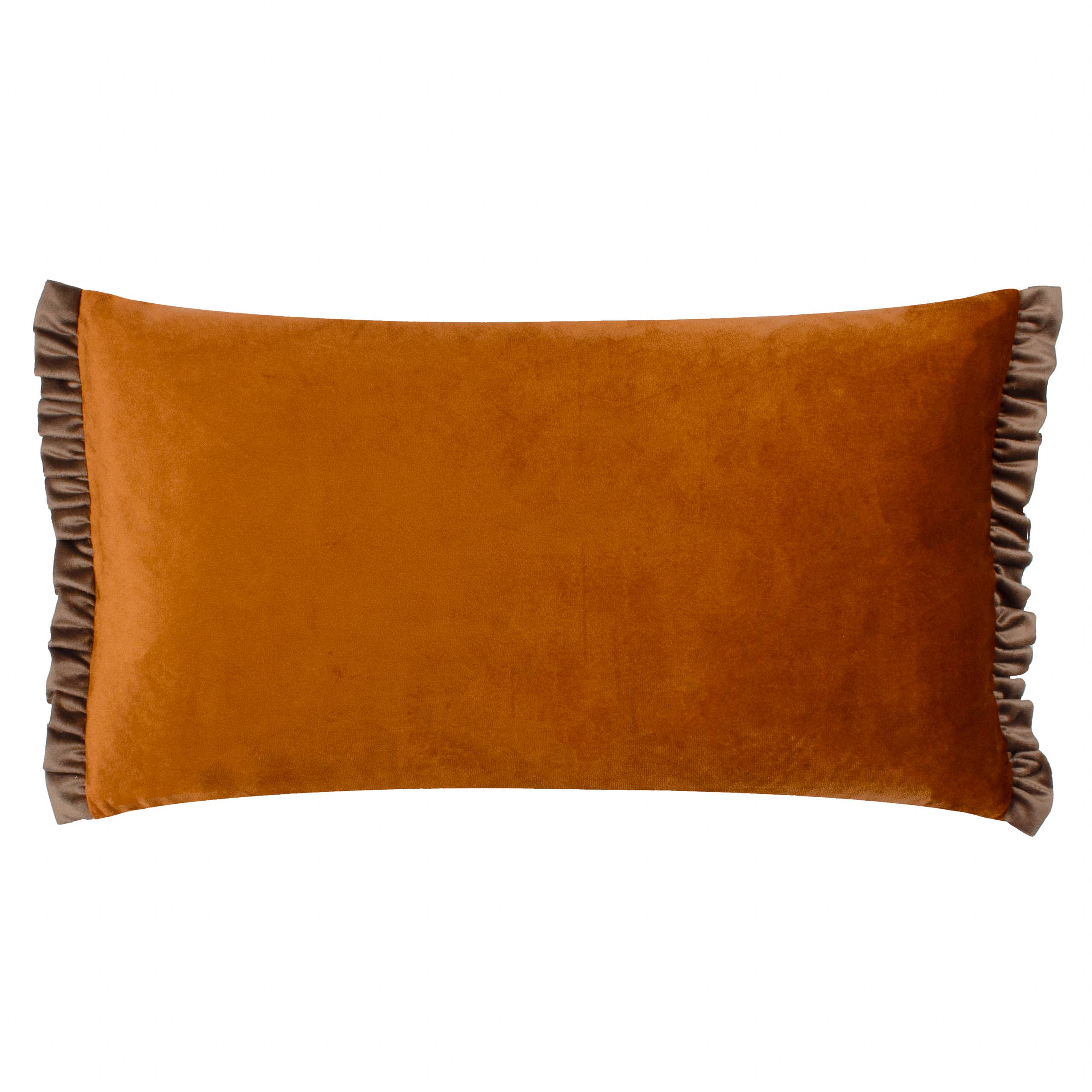Rust Mink Tilly Velvet Reversible Cushion Rust/Mink for wholesale on Faire1