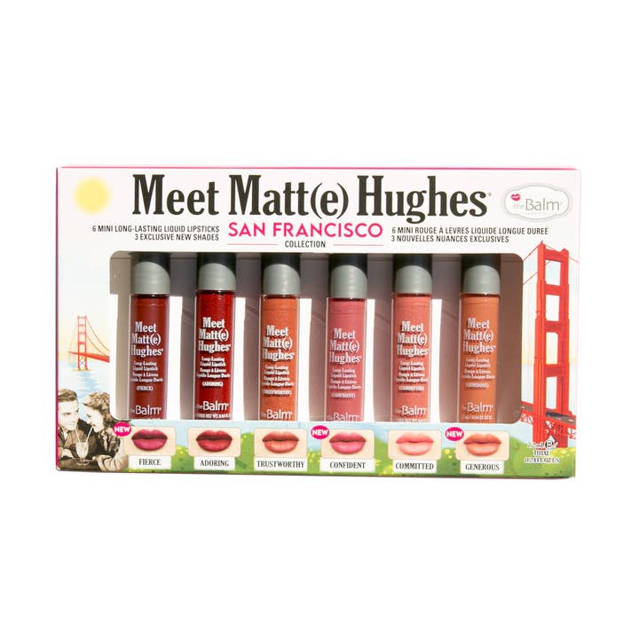 Möt Matte Hughes Mini Kit (6 nyanser) San Francisco för wholesale av theBalm Cosmetics EU