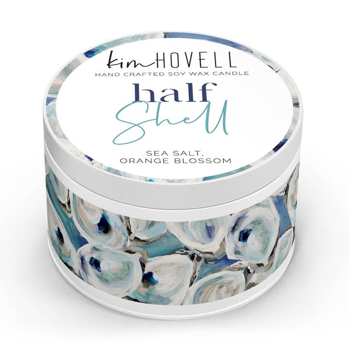 Kim Hovell Collection Mini bougie demi-coquille pour la vente par Annapolis Candle