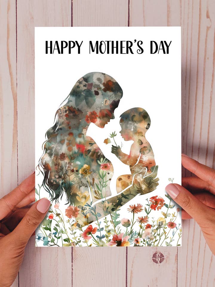 Glad mors dag natur exponering 1 - Söt mors dag-kort för wholesale av Homemade Hollydays Wholesale