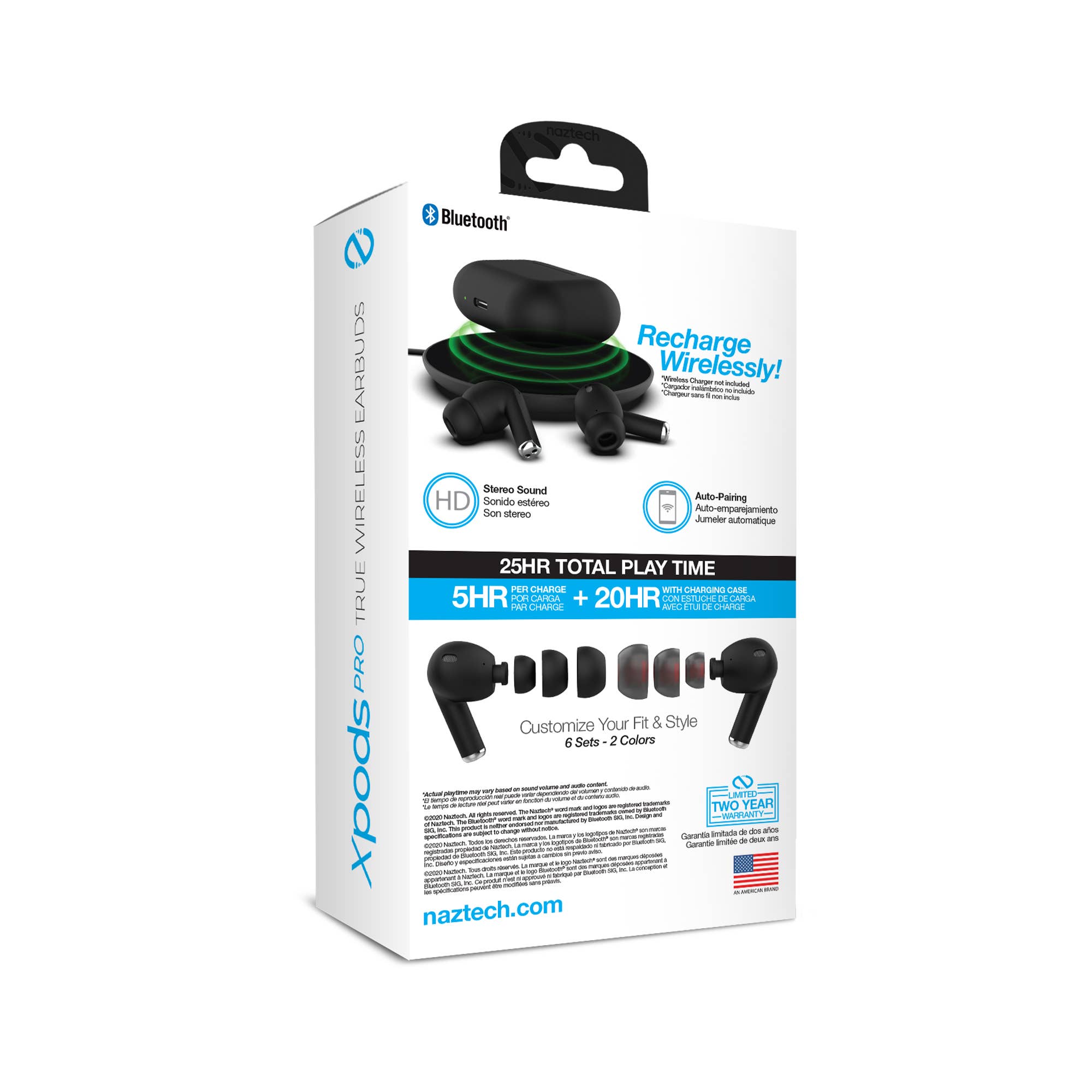 JupiterGear Home - Vente Écouteurs - Naztech Xpods PRO TWS avec boîtier de charge sans fil31