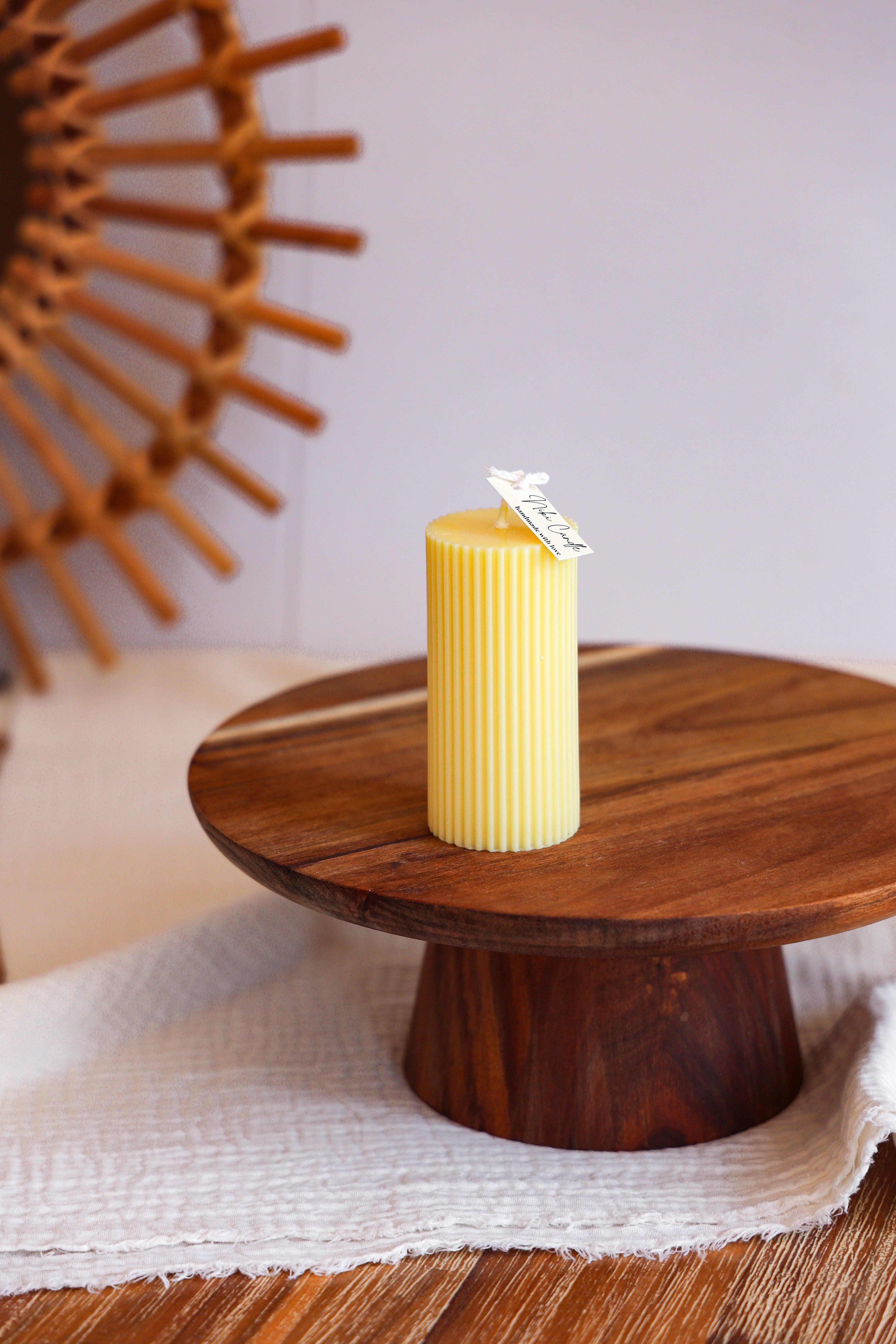 Niki Candle - Wholesale Pillar Candle - Block candle 10cm - handmade2