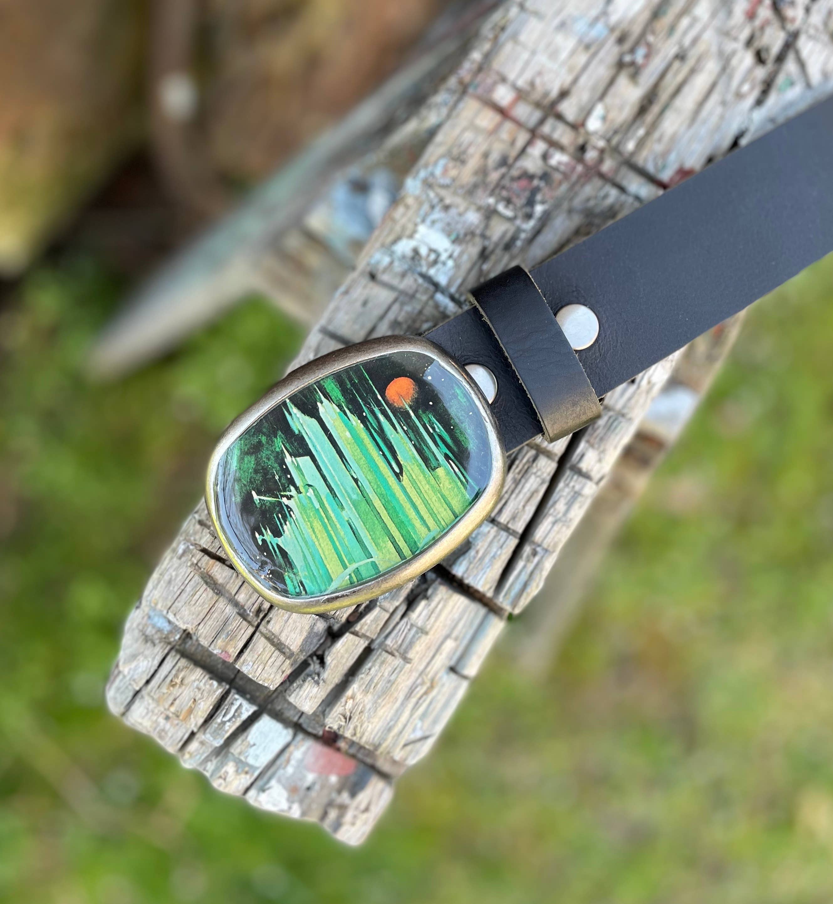 Black leather belt strap - matte, texture, for belt buckle for wholesale on Faire3