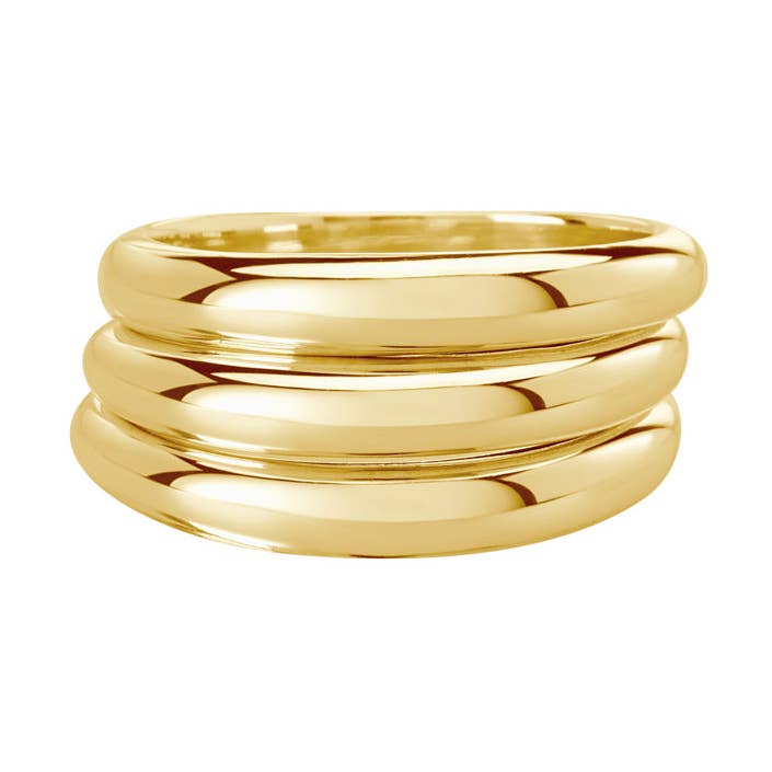 Bague Vintage Wave (lot de 3) pour la vente par Murkani Jewellery