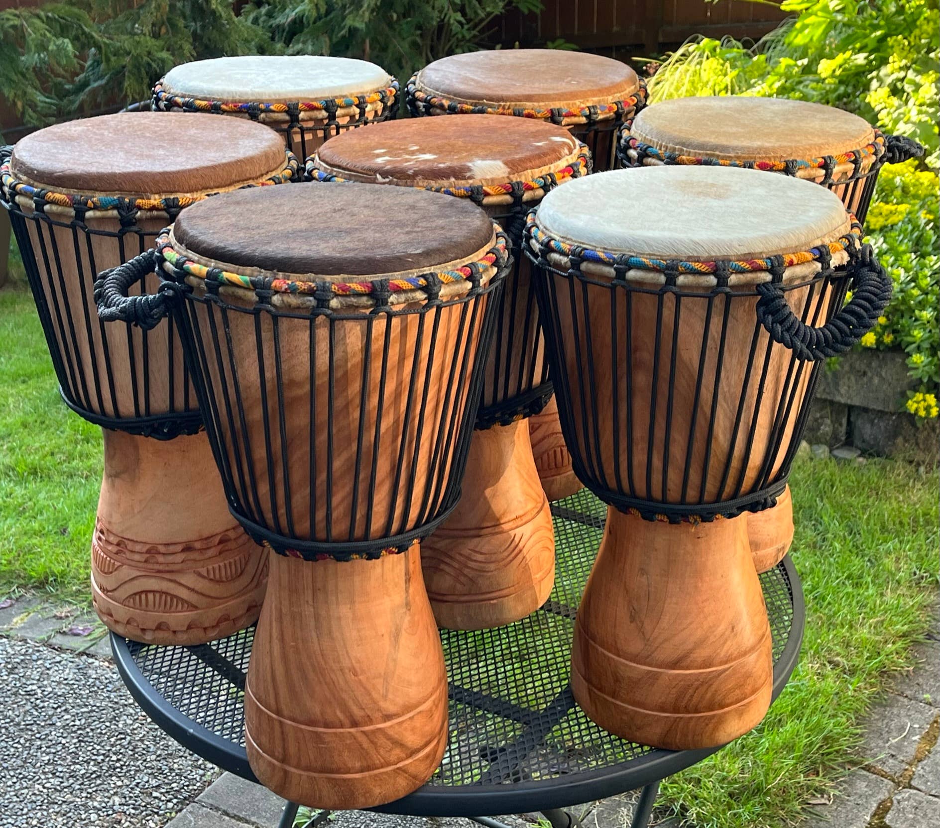 Jamtown - Wholesale Musical Instrument - African Djembe Drum Small Cow 1