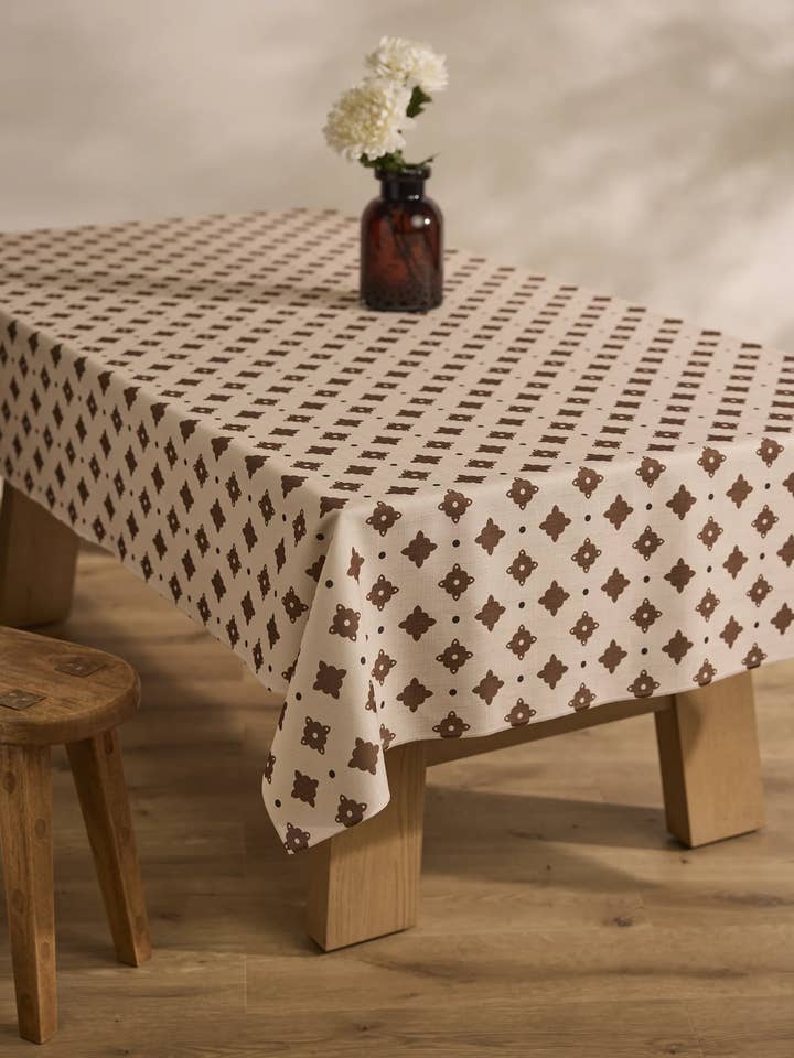 Heritage Stamp Tablecloth for wholesale by Geometry