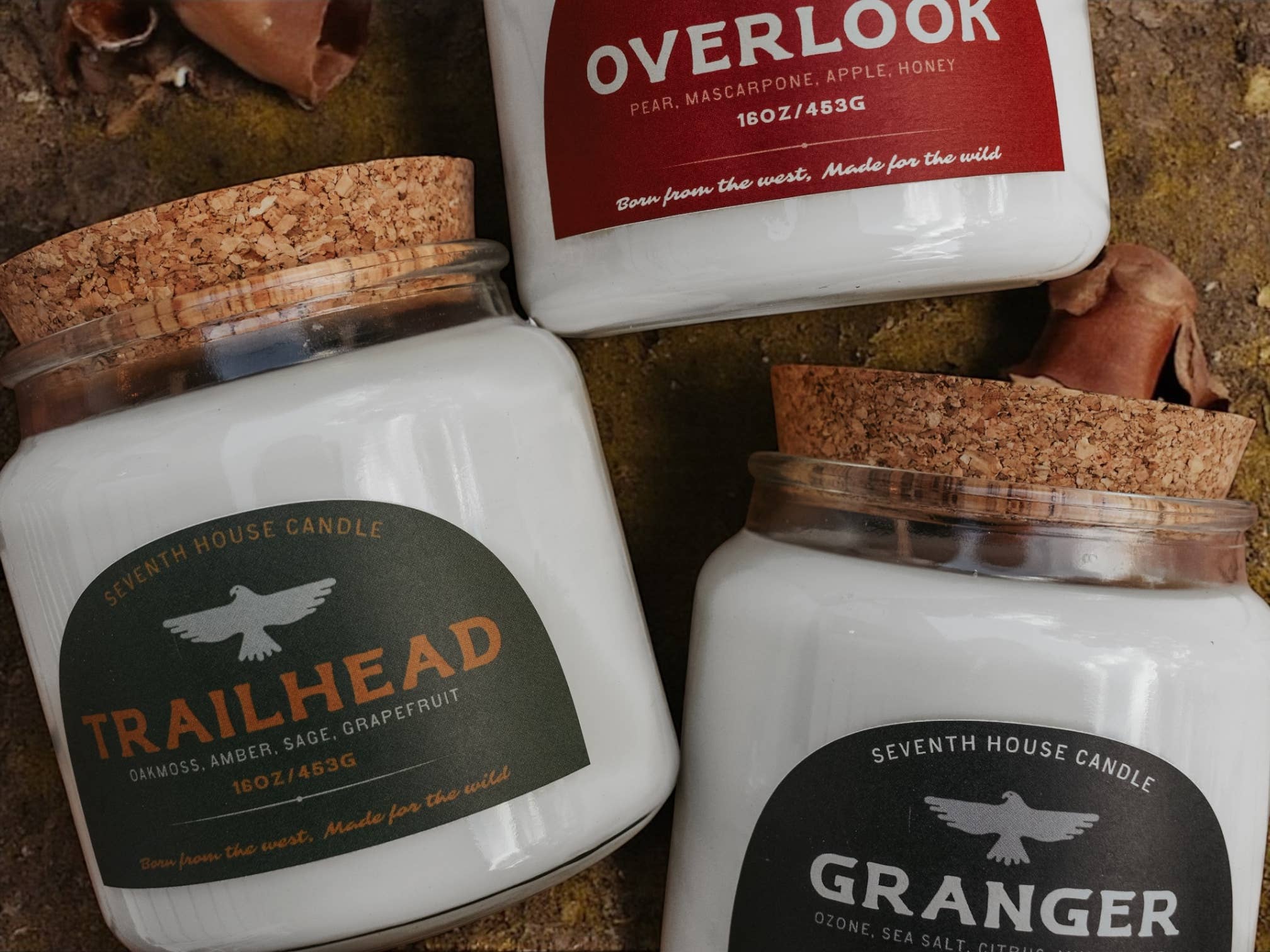 Seventh House Candle - Wholesale Jar/Filled Candle - OVERLOOK - Pear, Mascarpone & Honey Candle2