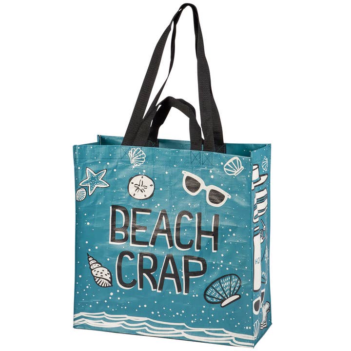 Beach Crap Market Tote for wholesale by Primitives by Kathy